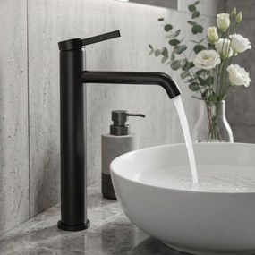 Wastafelkraan REA Rivo Black High