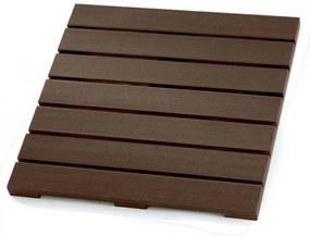 Terrastegel composiet 50 x 50 cm donkerbruin FSC (24 mm) massief