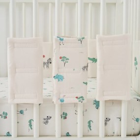 Bedbumper in katoen, dierenprint, SAVANE