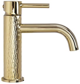 Wastafelkraan Rea Lungo Art Gold Low