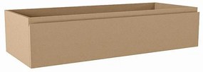 Mondiaz FOGE wastafelonderkast - 110x45x25cm - 1 lade - uitsparing links - softclose - Oro M44106Oro