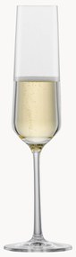 Kristallen champagneglazen Pure, (set van 2)