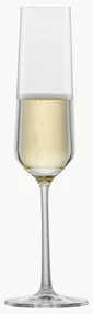 Kristallen champagneglazen Pure, (set van 2)