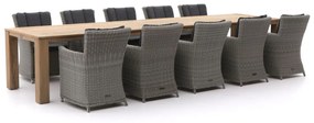 Diningset Intenso  | 10 personen | Tuinset wicker (vlechtwerk) | 11-delig | Kees Smit Tuinmeubelen
