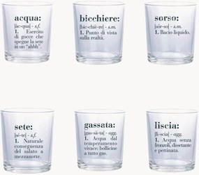 Waterglazen Victionary, 6-delig
