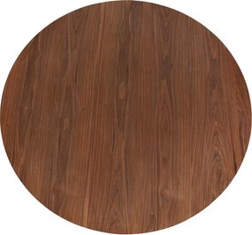 Kare Design Cono Ronde Eettafel Walnoot - 120 X 120cm.