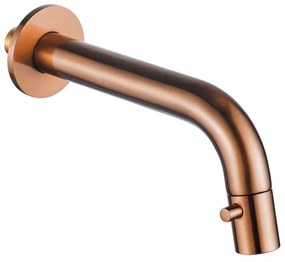 Fortifura Calvi Fonteinkraan - inbouw - uitloop 19.5cm - inkortbaar - Geborsteld koper PVD (Koper) SW1108832