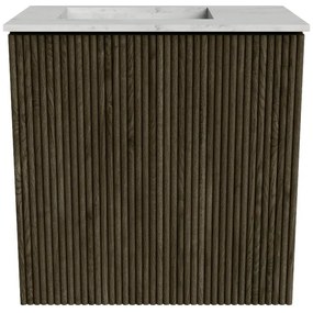 Mondiaz Joya DLux 40cm toiletmeubel shadow met wastafel faye links 1 kraangat opalo