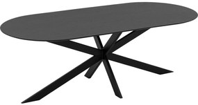 Goossens Excellent Eettafel Uniek, Semi rond 200 x 100 cm