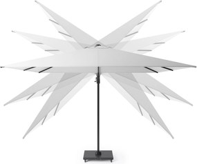Platinum Challenger zweefparasol T2 3x3m (excl. voet) anthtracie GLOW