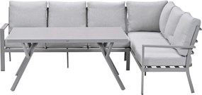 Garden Impressions Senja lounge dining set 3-delig rechts - valley sand
