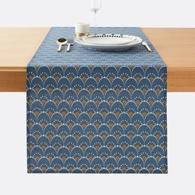 Bedrukte tafelloper Mina, antivlekken