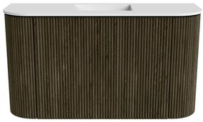 Mondiaz Joya 75cm toiletmeubel ronding links/rechts shadow met wastafel faye midden zonder kraangat talc