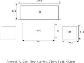 Garden Impressions Malakka loungebank - light teak look