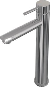 Brauer Stripe verhoogde wastafelkraan model A met ColdStart chroom