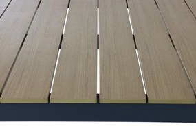 Tuinset 4 personen 200 cm Aluminium Grijs Santika Furniture Santika