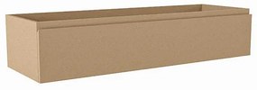 Mondiaz FOGE wastafelonderkast - 120x41x25cm - 1 lade - uitsparing midden - softclose - Oro M44140Oro