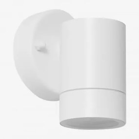 Jaxten Aluminium Buitenwandlamp Wit & ↑11,5 Cm - Sklum