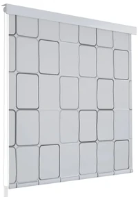 vidaXL Rolgordijn voor douche 140x240 cm vierkant
