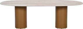 4 Seasons Colorado tuintafel 240 x 105 cm ovaal - amber