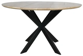 Starfurn Ferris Ronde Eettafel Naturel Eiken 130 Cm - 130 X 130cm.