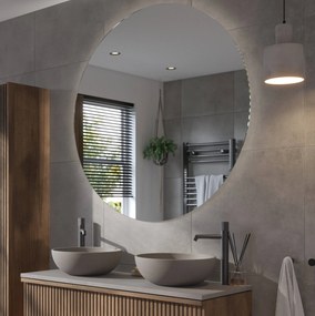 Ben Moon ronde spiegel met LED verlichting en anti-condens Ø120cm