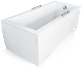 Plazan Modern badpaneel 120x52cm wit glans