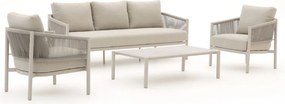 Stoel-bank loungeset Bellagio  | 5 personen | Loungeset Beige | Rope (touw) | Kees Smit Tuinmeubelen