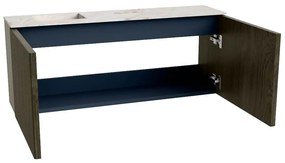 Mondiaz Joya DLux 100cm toiletmeubel shadow met wastafel faye links 1 kraangat frappe