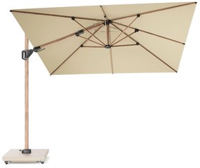 Platinum Challenger zweefparasol 3x3m T2 premium champagne