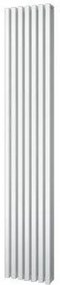 Plieger Siena designradiator verticaal dubbel 1800x318mm 1096W wit structuur 7253149