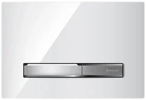 Geberit Sigma 50 bedieningspaneel glans wit/chroom voor Sigma reservoirs 8cm (UP720) en 12cm (UP320)