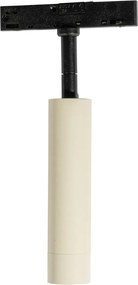 Moderne spot beige met zwart voor railsysteem 1-fase - Slimline Uzzy