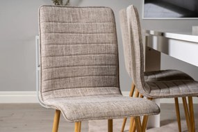 Jörn Eetkamerstoel - Lotta  - Lichtgrijs - Linnen - Jörn