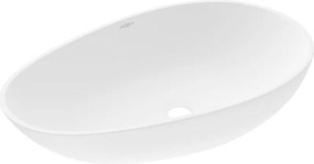 Mexen Nora opzetwastafel van conglomeraten 60 x 36 cm, wit - 23056001
