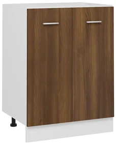 vidaXL Onderkast 60x46x81,5 cm bewerkt hout bruineikenkleurig