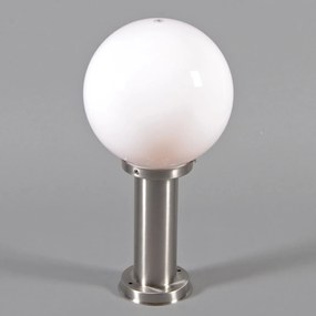 Buitenlamp staal RVS 50 cm - Sfera met grondpin en kabelmof