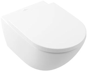 Villeroy & Boch Subway 3.0 Wandcloset - 56cm - zonder spoelrand - diepspoel - twistflush - ceramic+ - zonder zitting - mat stone white (wit) 4670t0rw