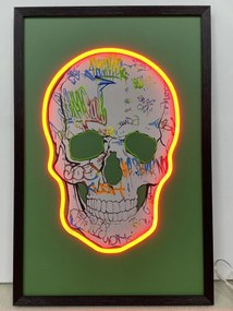 Neon Art Skeleton