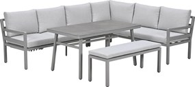 Garden Impressions Markus lounge dining set 4-delig - taupe