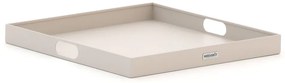 + 15% kassakorting | Dienblad voor buiten en binnen | Manifesto | Aluminium | Taupe/Bruin | 50x50cm | Kees Smit Tuinmeubelen