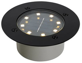 Buitenlamp Set van 6 grondspots zwart incl. LED IP65 Solar - Terry Modern IP65 Buitenverlichting