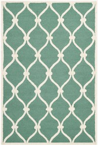 Handgetuft laagpolig wollen vloerkleed Hugo