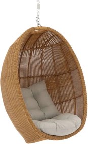 Hangstoel tuin | Manifesto  Lucana | Wicker (vlechtwerk) | Taupe | Tuinstoel | Kees Smit Tuinmeubelen