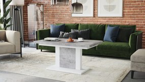 ORION beton / wit, salontafel