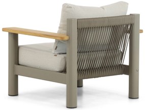 Stoel en Bank Loungeset 5 personen Aluminium/Rope Taupe  Santika Furniture Santika