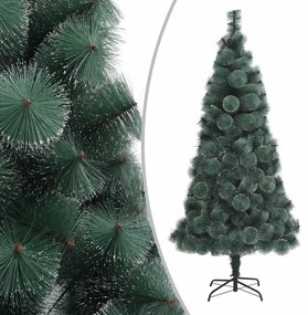 vidaXL Kunstkerstboom met LED's en standaard 240 cm PET groen