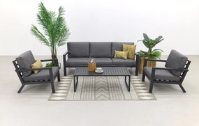 Hugo stoel-bank loungeset - antraciet OP=OP