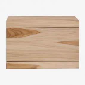 Hangende Badkamermeubelset 60x45 Cm In Teakhout Belivetta Teakhout - Sklum