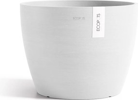 Ecopots bloempot Stockholm 45 - Rond - Pure White -Ø45 x H34,2 cm